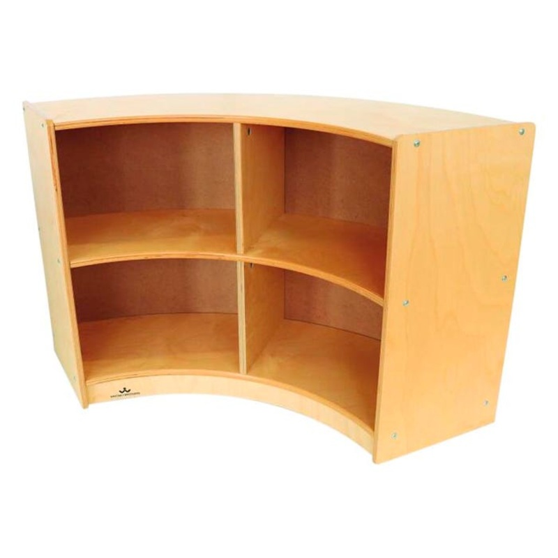 Whitney Brothers Curved Storage – Back Out Curve, 41 x 11-3/4 x 24 Inches