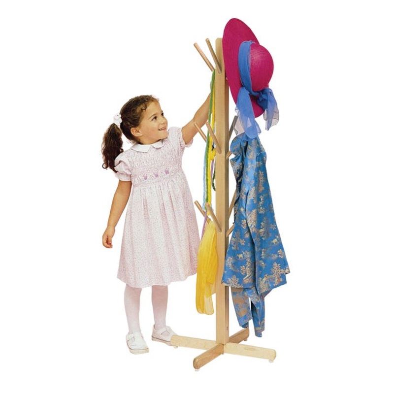 Whitney Brothers Dress Up Tree With Pegs, 18 x 18 x 48-1/2 Inches