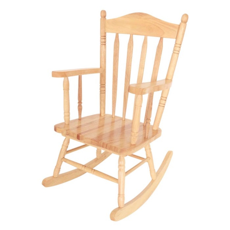 Whitney Brothers Rocking Chair, 12-Inch Seat, Hardwood, 15-1/2 x 22 x 28 Inches