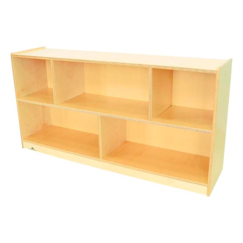 Whitney Brothers Storage – Straight Storage, 5 Compartment, 47-1/4 x 11-3/4 x 24 Inches