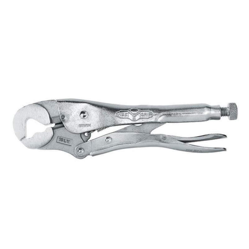 Irwin Vise Grip Locking Wrench with Wire Cutter, 7 in L, 7/16 – 3/4 in Jaw Opening, 1/2 in Jaw Thickness, Alloy Steel