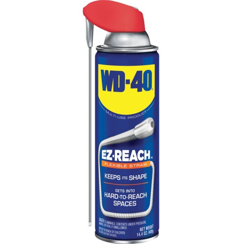 WD-40 EZ Reach Flexible Stray Lubricant, 14.4 Ounces, Light Amber