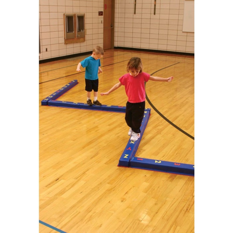 WeeKidz A-Z Balance Beam Set, 71 x 4 x 3 Inches, Vinyl Cover, Set of 3