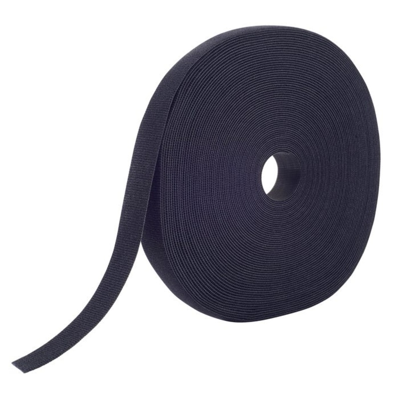 VELCRO Brand Tie Roll, 3/4 Inch x 75 Feet, Black
