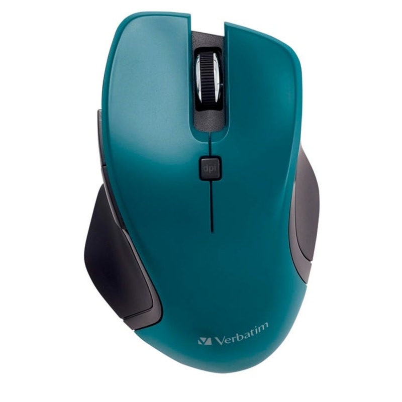 Verbatim USB-C Wireless Blue LED Mouse, Teal