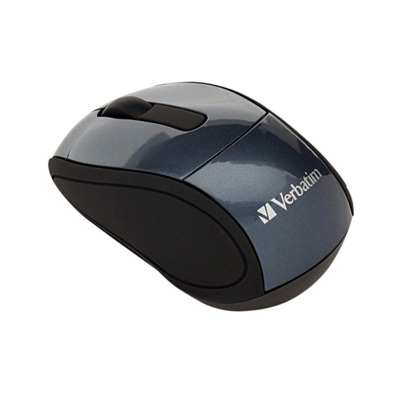 Verbatim Wireless Mini Travel Optical Mouse, Graphite