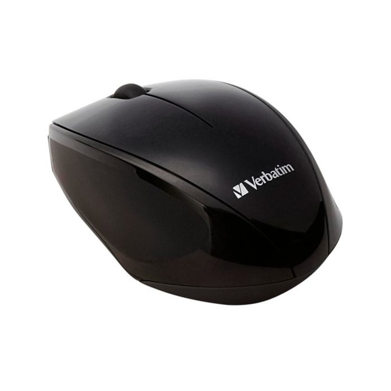 Verbatim Wireless Notebook Multi-Trac Blue LED Mouse, Black