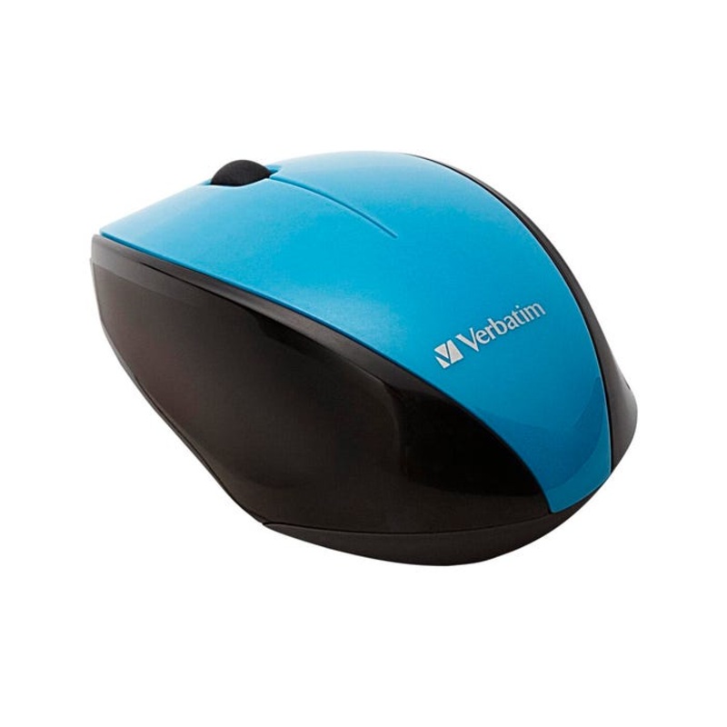 Verbatim Wireless Notebook Multi-Trac Blue LED Mouse, Blue
