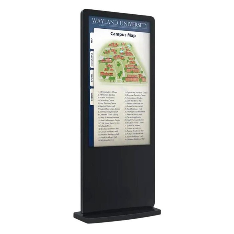 United Visual Products Touchscreen Freestanding Kiosk, 49 Inch Screen