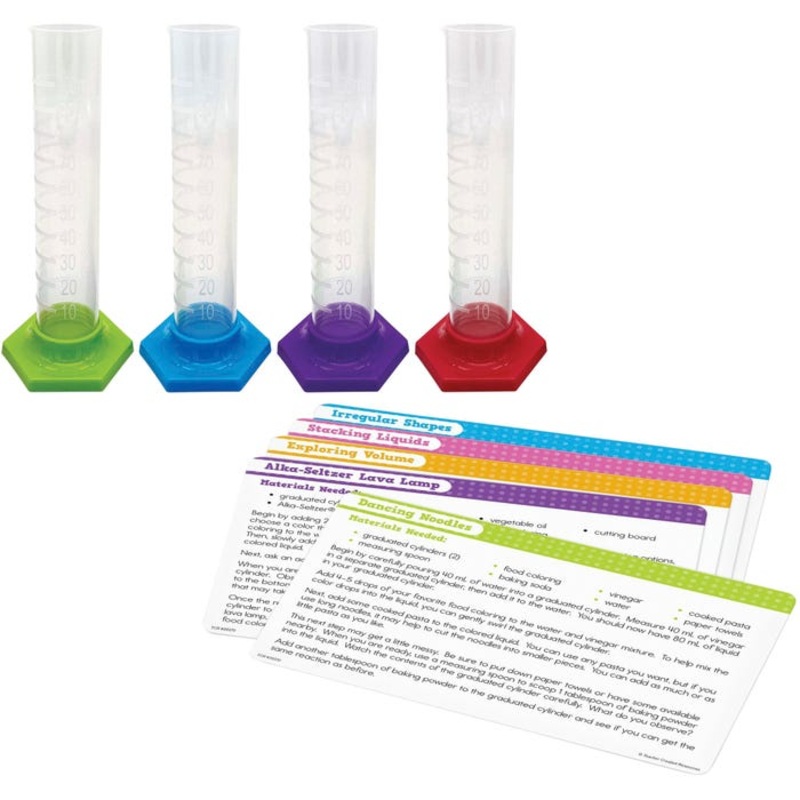 Up-Close Science Graduated Cylinders Activity Set, 9 Pieces