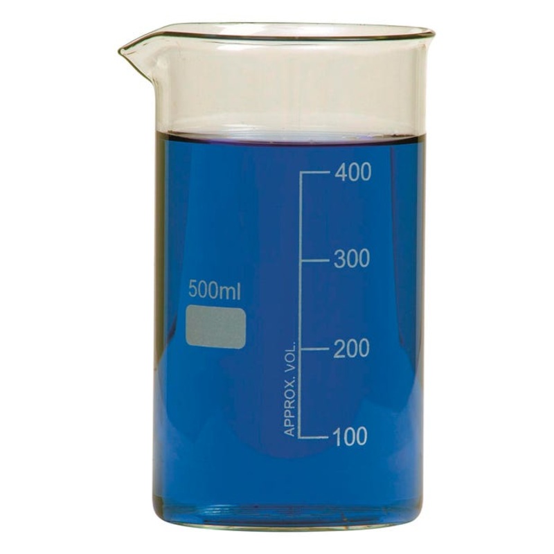 United Scientific Beakers, Berzelius, Tall Form, Borosilicate Glass, 1000 Milliliters