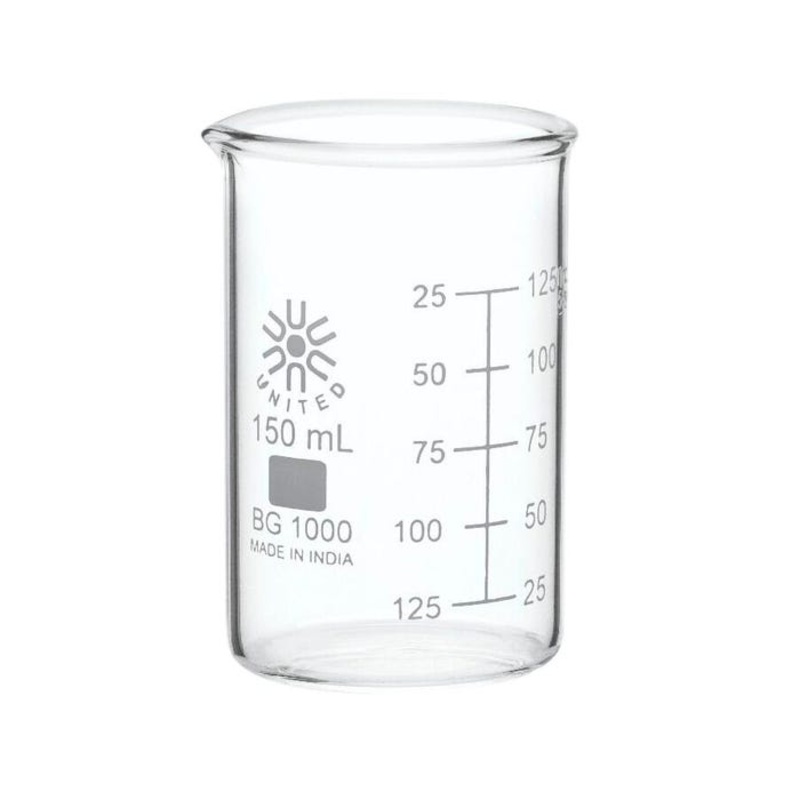 United Scientific Beakers, Low Form, Borosilicate Glass, 400ml