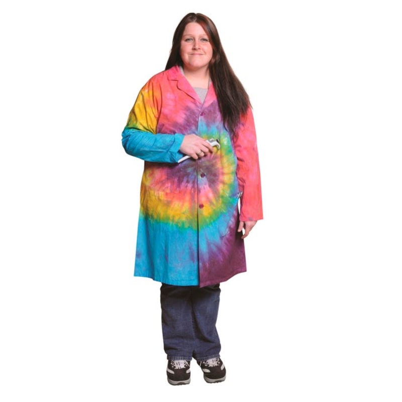 United Scientific Tie-Dyed Laboratory Coat, Large