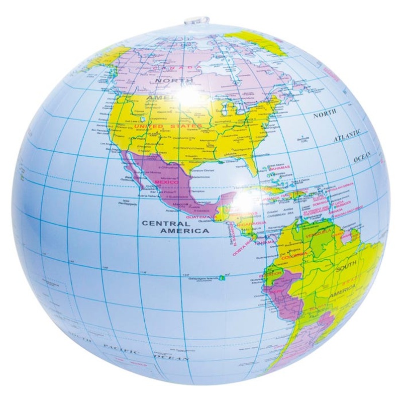 United Scientific Globe, Geopolitical, Inflatable