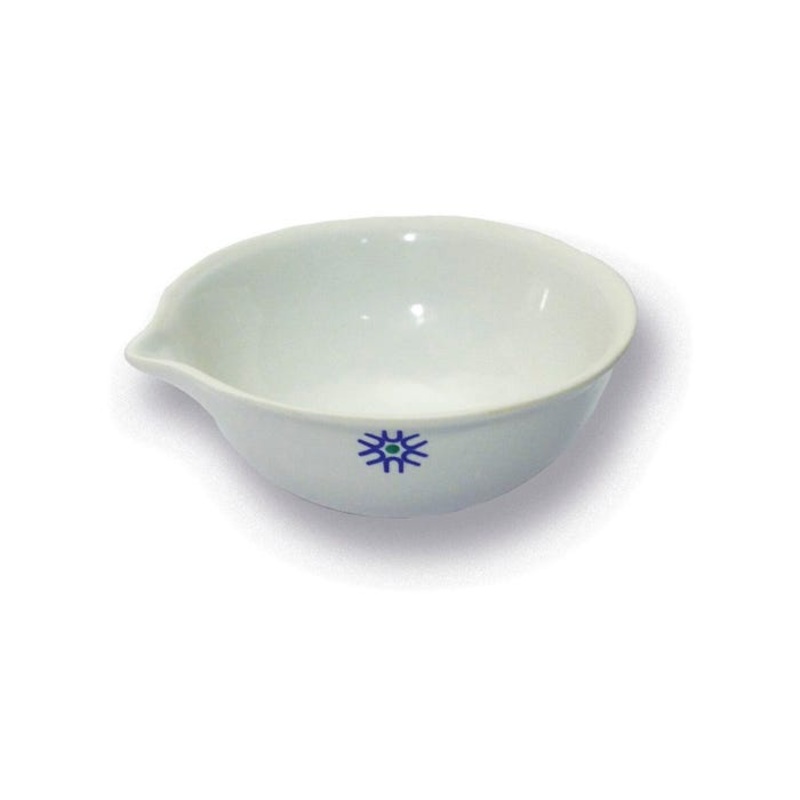 United Scientific Round Form Evaporating Dishes, 120 mL, Porcelain, Pack of 6