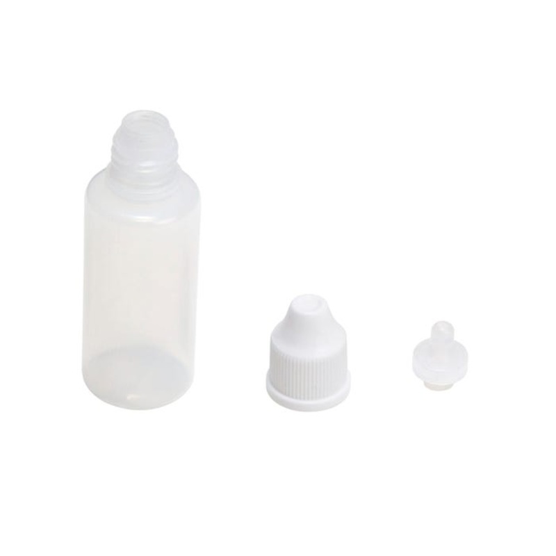 United Scientific Dropper Bottle, Unassembled, LDPE, 15 Milliliters