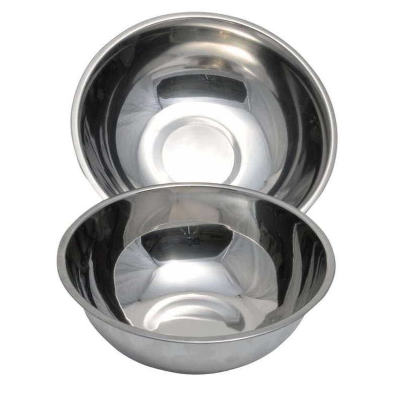 United Scientific Economical Bowls, Stainless Steel, 3 Quarts