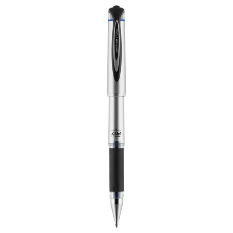 uniball 207 Impact Stick Gel Pen, 1.0 mm Bold Tip, Blue Ink