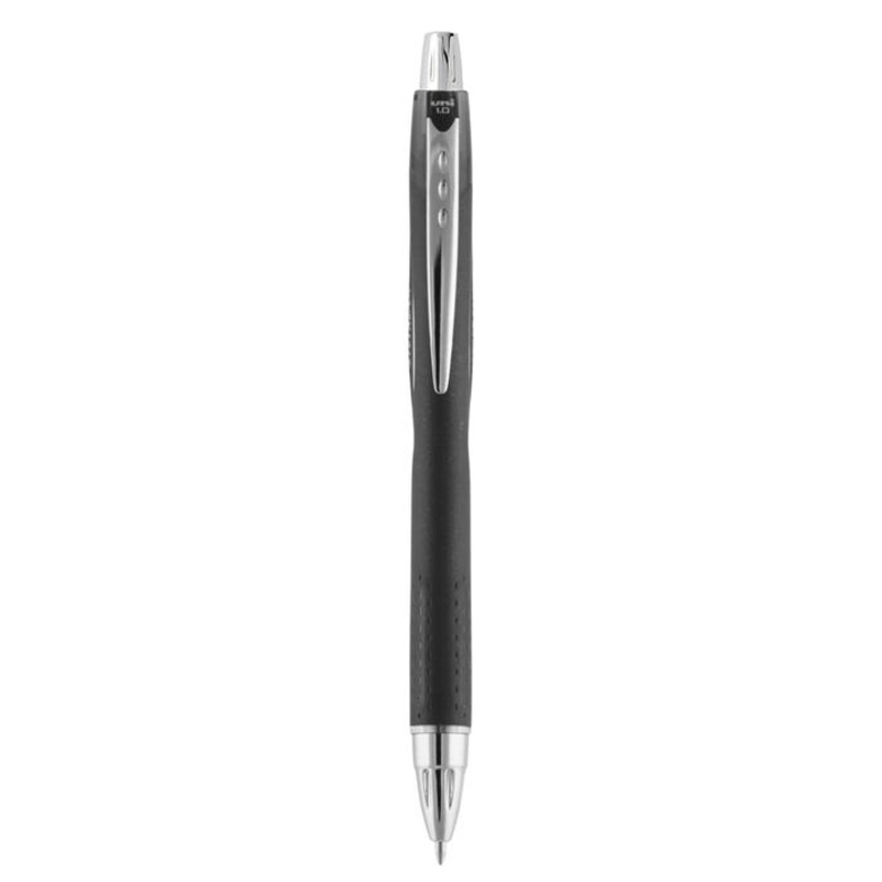 uniball JETSTREAM RT Retractable Roller Ball Gel Pen, 1 mm Bold Tip, Black Ink