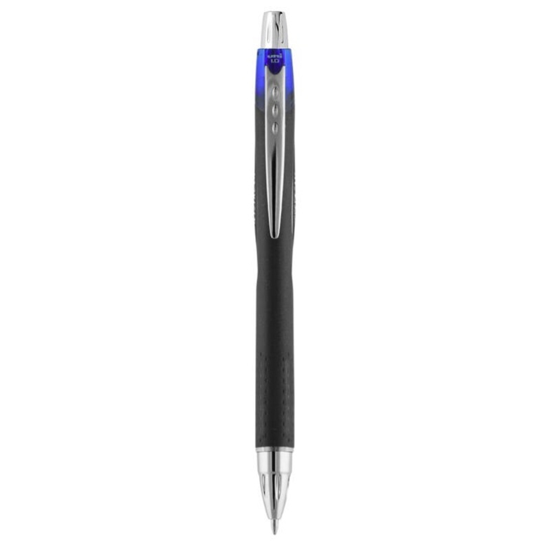 uniball JETSTREAM RT Retractable Roller Ball Gel Pen, 1 mm Bold Tip, Blue Ink