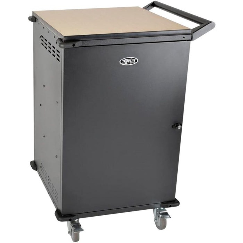 Tripp Lite Multi-Device Charging Cart, 36 AC Outlets, Chromebooks and Laptops, Black