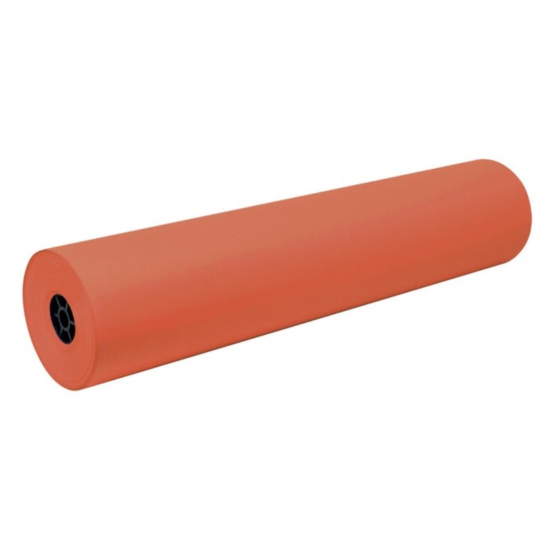 Tru-Ray Art Roll, 36 Inches x 500 Feet, 76 lb, Orange