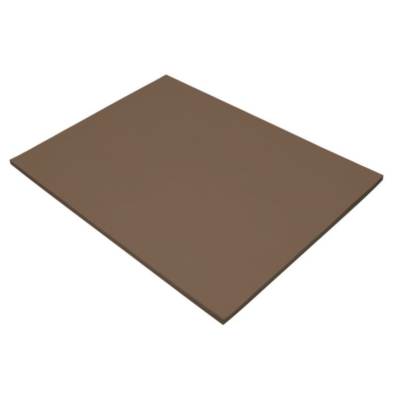 Tru-Ray Sulphite Construction Paper, 18 x 24 Inches, Dark Brown, 50 Sheets