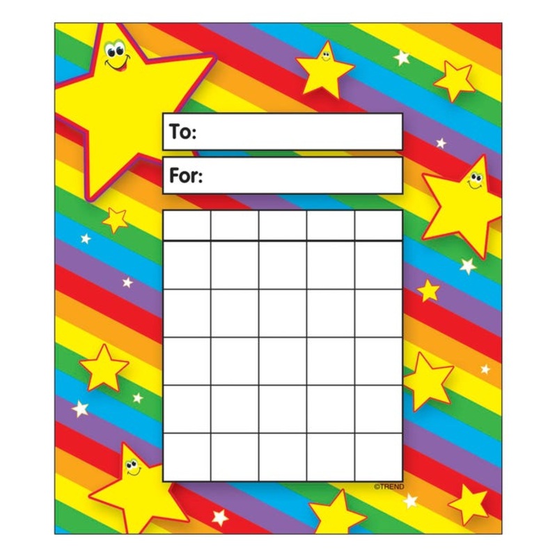 Trend Enterprises Incentive Pad, Stars, 36 sheets
