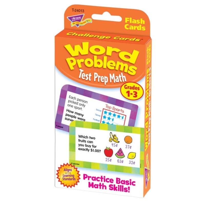 Trend Math Word Problems, Grades 1 to 3