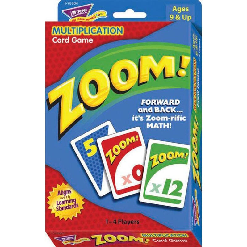 Trend ZOOM! Multiplication Card Game