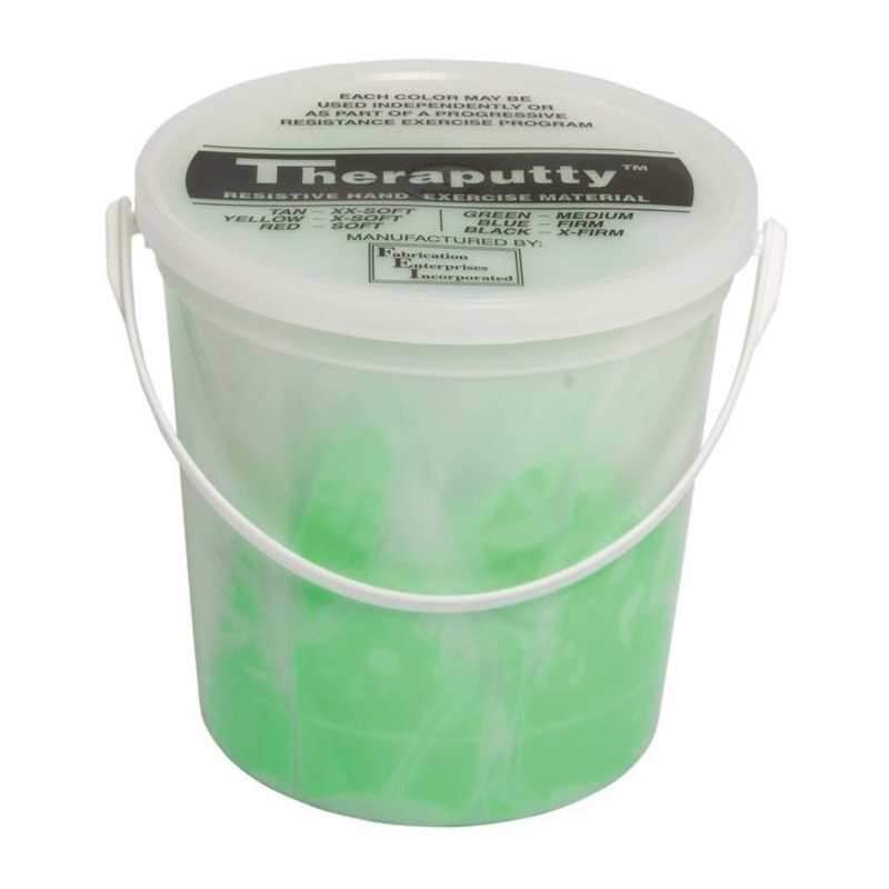 CanDo Scented Theraputty, Medium, 5 Pounds, Apple, Green