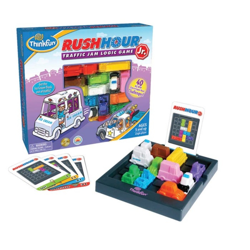 Thinkfun Rush Hour Jr: Traffic Jam Logic Game, 5+ Years