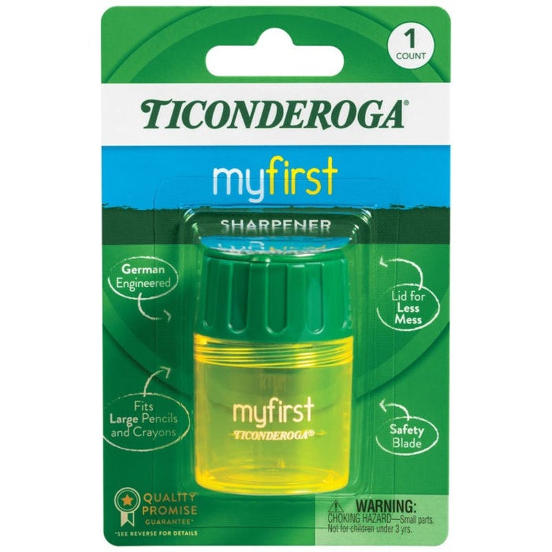 Ticonderoga My First Sharpener, Yellow/Green