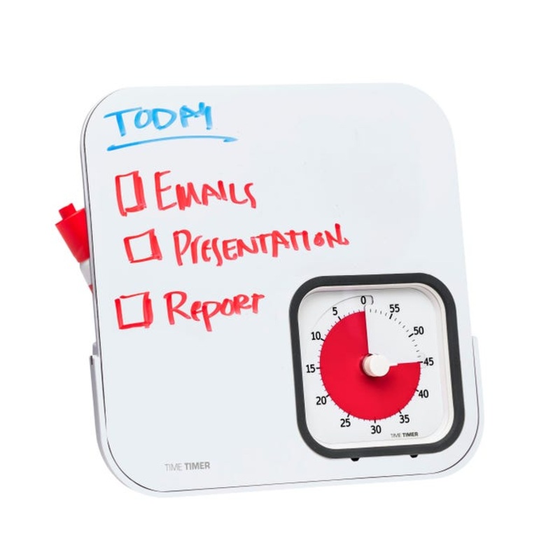 Time TimerDry Erase Board with Charcoal MOD