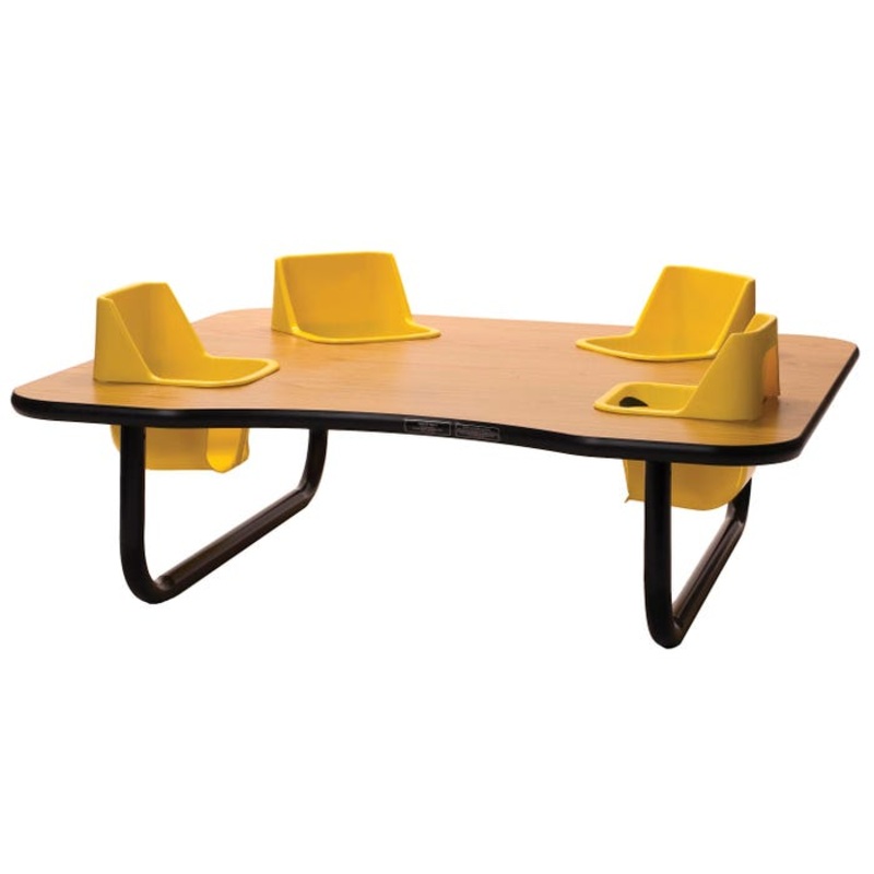 Toddler Tables 4 Seat Toddler Table, 72 x 48 Inches