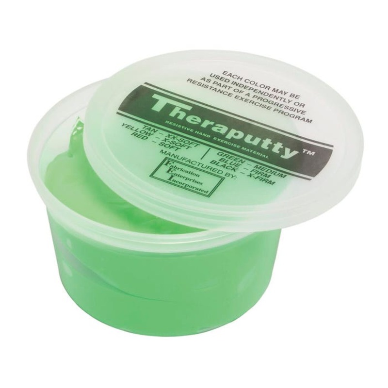 CanDo Antimicrobial Theraputty, Medium, 1 Pound, Green
