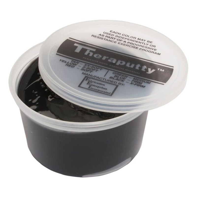 CanDo Antimicrobial Theraputty, X-Firm, 1 Pound, Black