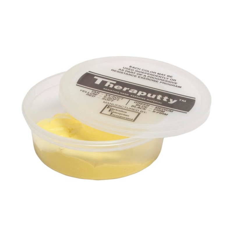 CanDo Antimicrobial Theraputty, X-Soft, 4 Ounce, Yellow