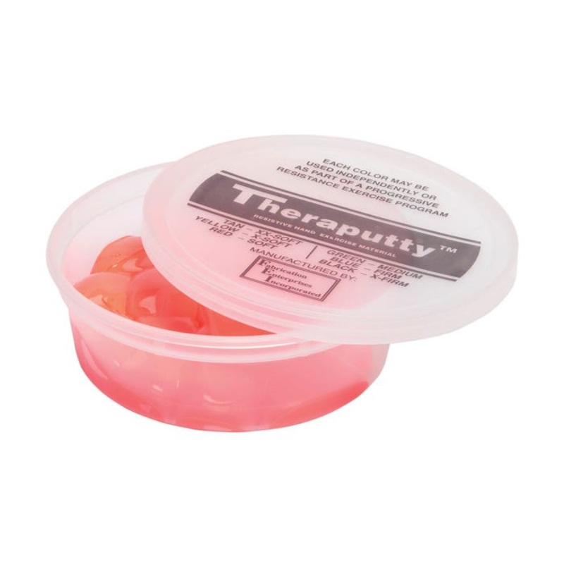 CanDo Theraputty, Soft, 6 Ounce, Red