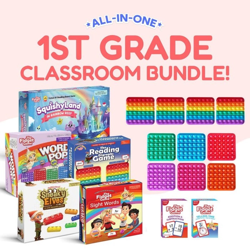 The Fidget Game 1st Grade Classroom Bundle