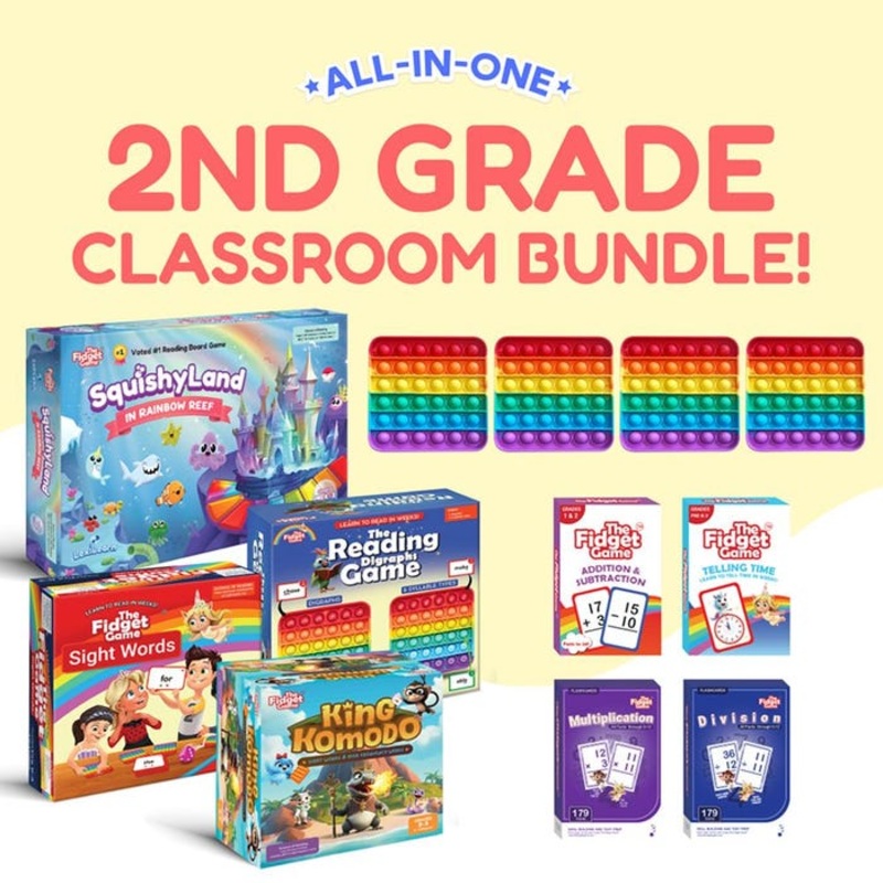 The Fidget Game 2nd Grade Classroom Bundle