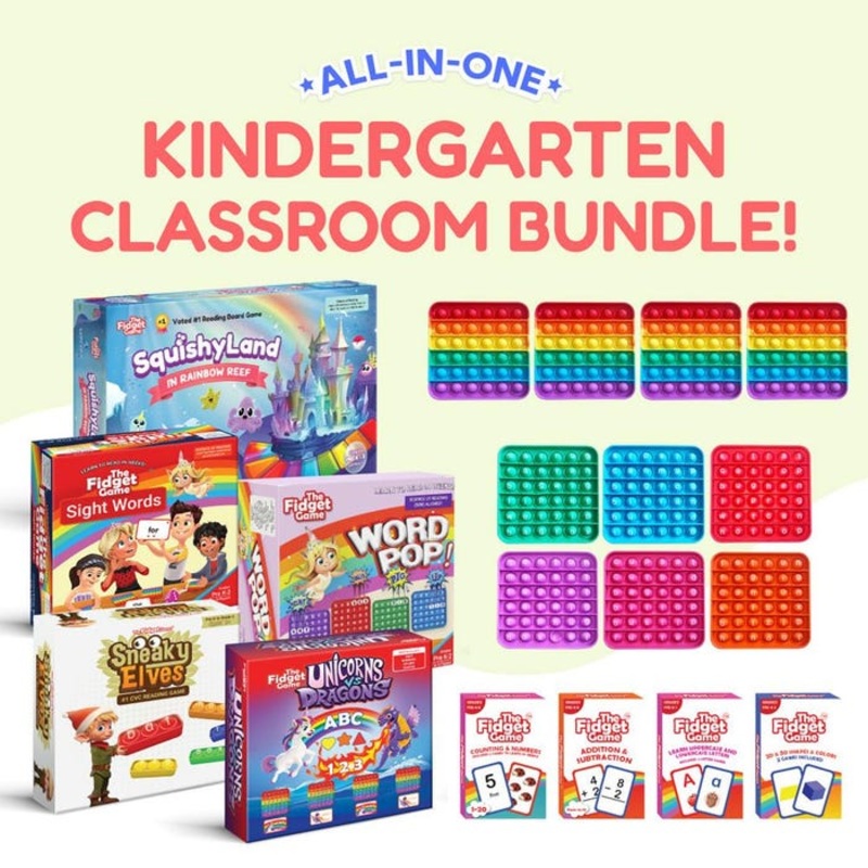 The Fidget Game Kindergarten Classroom Bundle