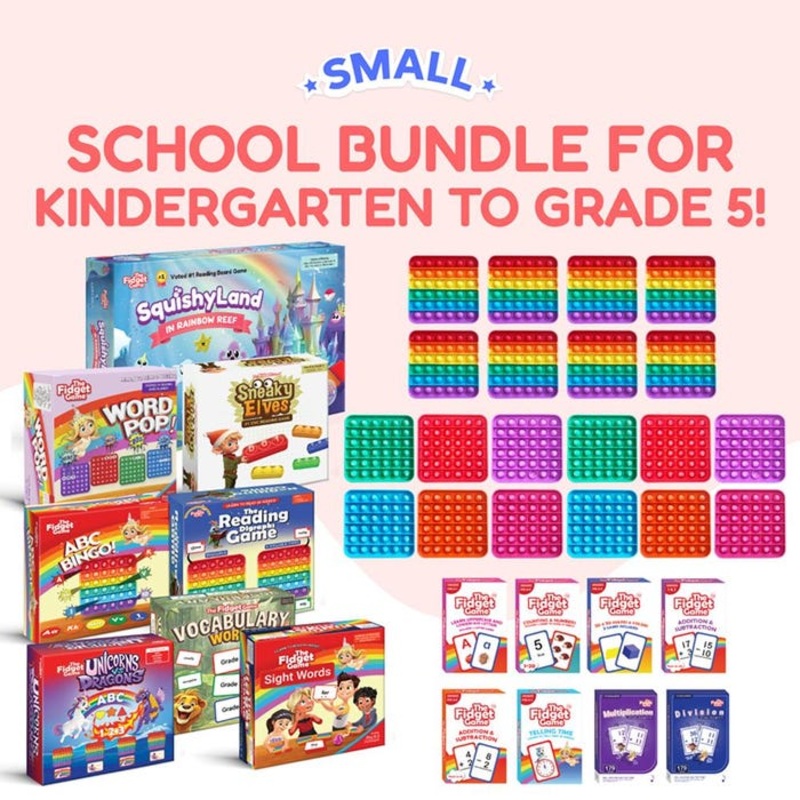The Fidget Game Ultimate School Bundle For Kindergarten to Grade 5