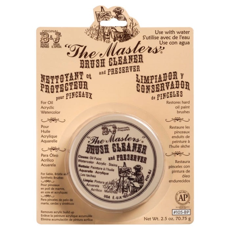 The Masters Non-Toxic Water Soluble Brush Cleaner, 2.5 oz