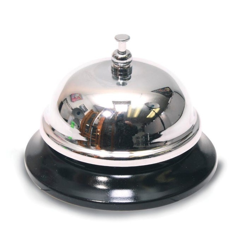 The Pencil Grip Inc Call Bell, Chrome