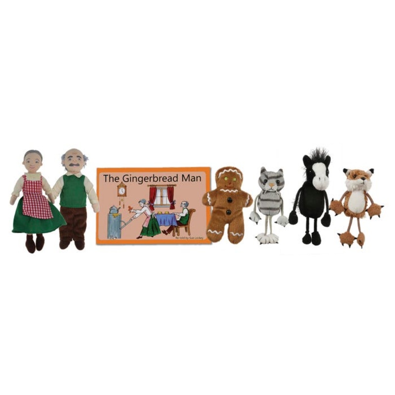 The Puppet Company The Gingerbread Man Traditional Story Set