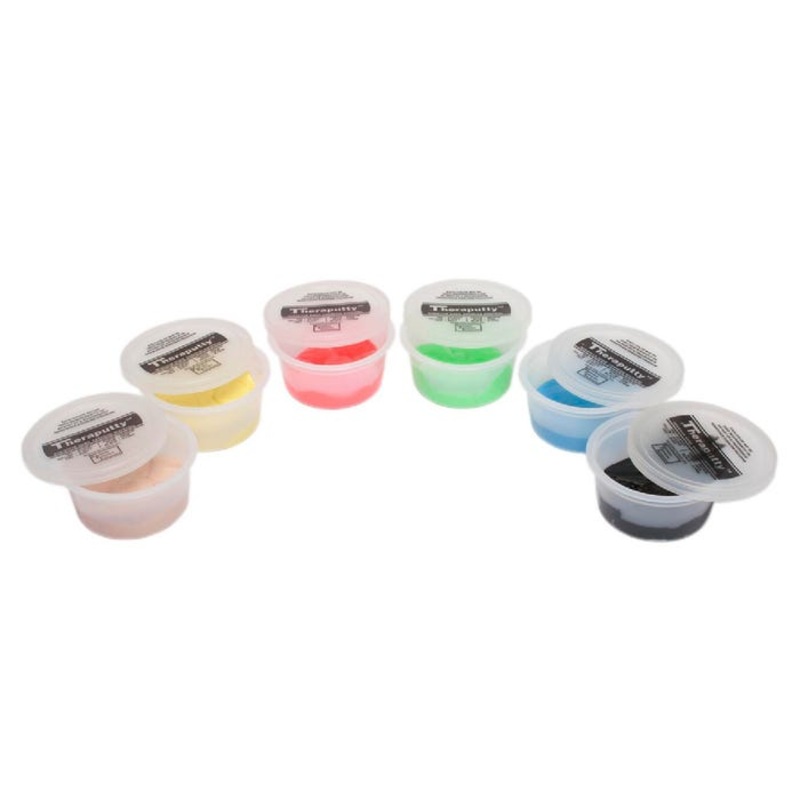 Theraputty CanDo Standard Exercise Putty, Assorted Colors and Resistances, Set of 6