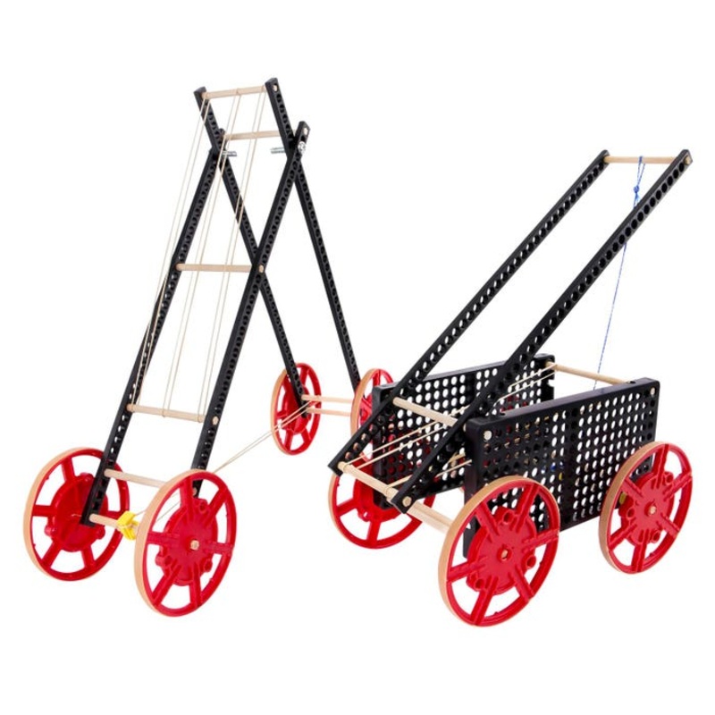 TeacherGeek Basic Rubber Band Racer, Pack of 10