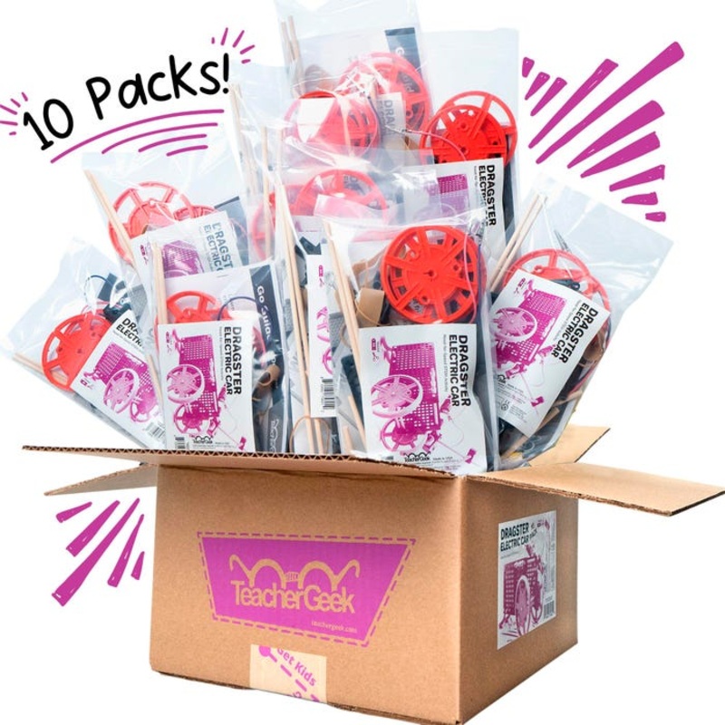 TeacherGeek Dragster, 10 Pack