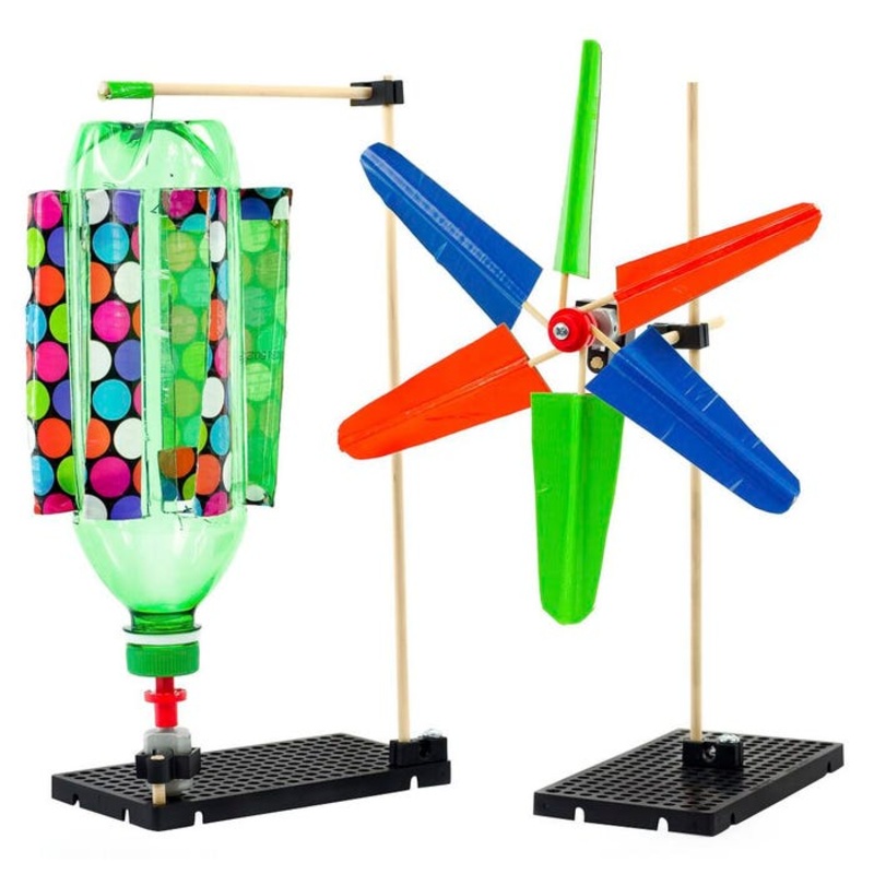 TeacherGeek Mini Wind Turbine, Pack of 10